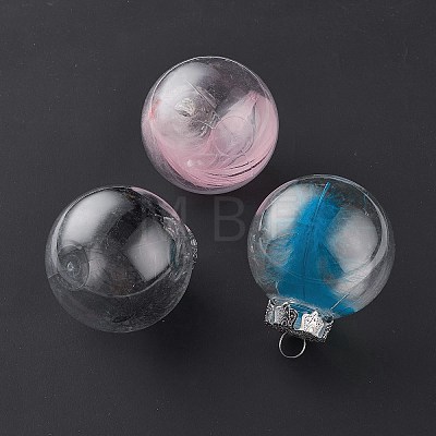 (Defective Closeout Sale: Surface Scratch) Plastic Ball Ornament Decoration HJEW-XCP0001-05-1