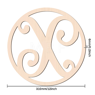 Laser Cut Wooden Wall Sculpture WOOD-WH0105-063-1