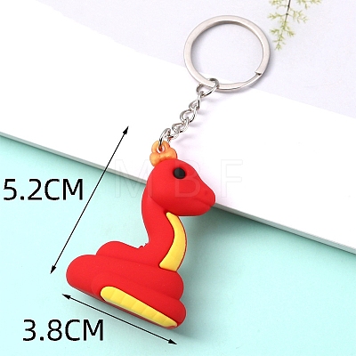 Snake PVC Bag Keychain PW-WGFF96A-06-1