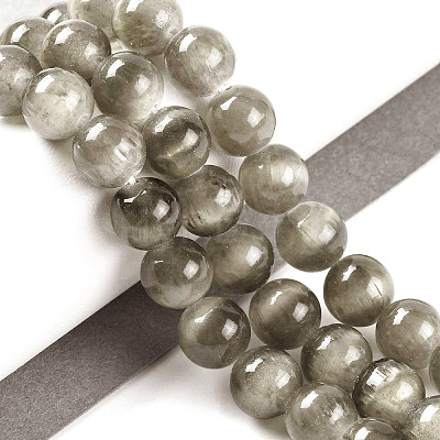 Natural Selenite Beads Strands G-C142-01A-01-1