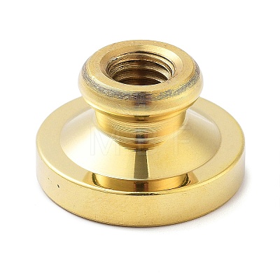 Golden Tone Wax Seal Brass Stamp Heads STAM-P002-01G-02-1