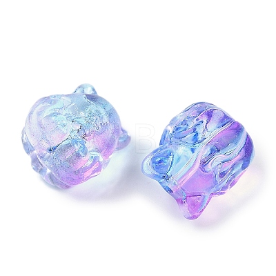 Transparent Spray Paint Glass Beads X1-GLAA-H035-01I-1