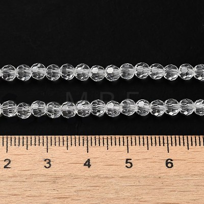 Transparent Glass Beads Strands EGLA-A035-T4mm-D19-1