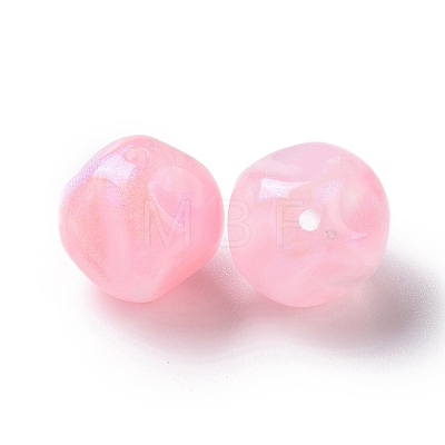 Opaque Acrylic Beads OACR-E014-16C-1