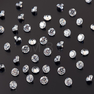 150Pcs Diamond Shape Grade AAA Cubic Zirconia Cabochons ZIRC-TADJ0001-01C-1