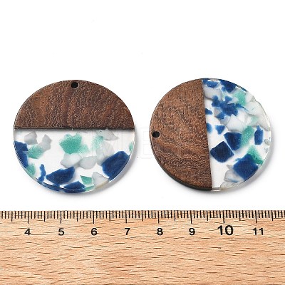 Resin and Walnut Pendants FIND-R051-05E-1