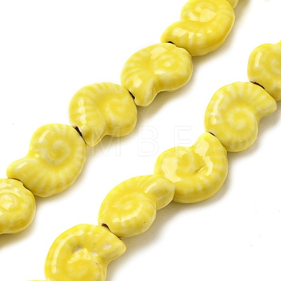 Ocean Series Glazed Porcelain Beads PORC-R002-03-02-1