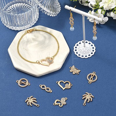 18Pcs 6 Styles Alloy Crystal Rhinestone Links Connector Charms ALRI-YW0001-40-1