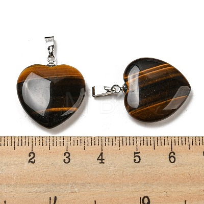 Natural Tiger Eye Pendants G-G956-B71-FF-1