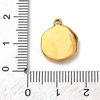 304 Stainless Steel Pendants STAS-I348-02G-03-1