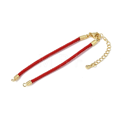 2MM Twisted Round Nylon Cord Bracelet Makings MAK-F038-A30-1