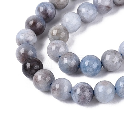 Natural Quartz Beads Strands G-N363-8mm-01-1