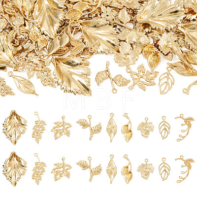Leaf Theme DIY Jewelry Making Findings Kits DIY-TA0015-57-1