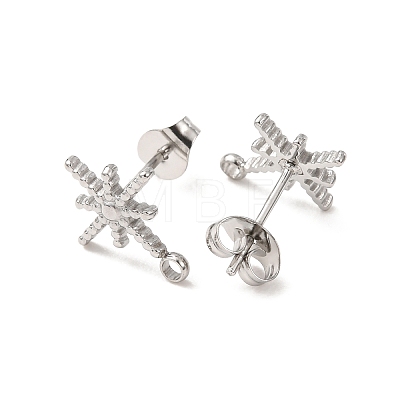 304 Stainless Steel Stud Earrings STAS-K291-13C-P-1