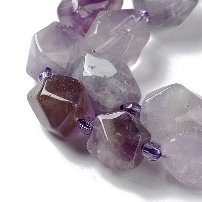 Natural Amethyst Beads Strands G-C182-19-01-1