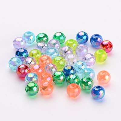Eco-Friendly Transparent Acrylic Beads PL730M-1
