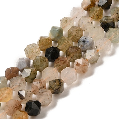 Natural Rutilated Quartz Beads Strands G-K382-A02-02-1