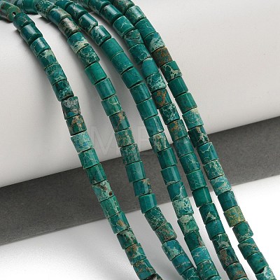 Natural Imperial Jasper Beads Strands G-P460-06G-1