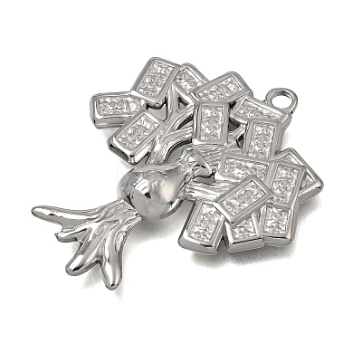 304 Stainless Steel Pendants STAS-K322-29P-1