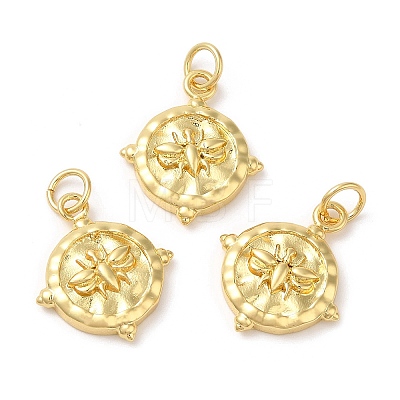 Eco-Friendly Brass Pendants KK-M246-37G-1