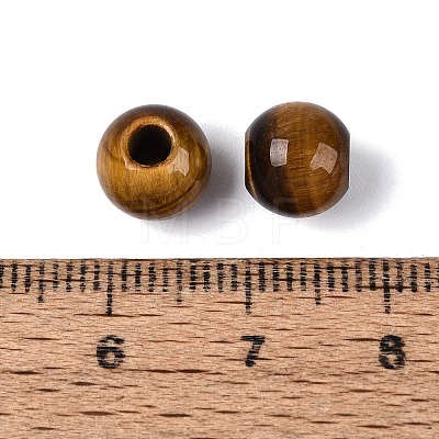 Natural Tiger Eye Beads G-Q602-08A-10-1