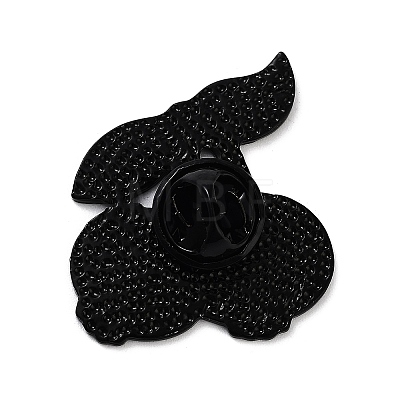 Black Alloy Brooches JEWB-C032-10EB-1