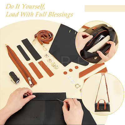 PU Leather DIY Purse Making Kits DIY-WH0304-169-1