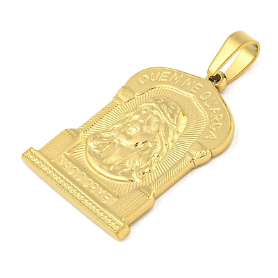 Ion Plating(IP) 304 Stainless Steel Pendants STAS-B071-02D-04G-1