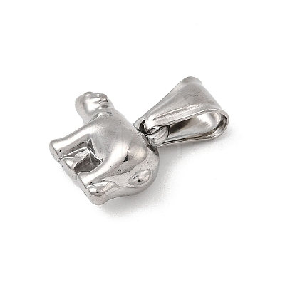 Animal Theme 304 Stainless Steel Pendants STAS-B167-27B-P-1