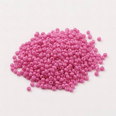 11/0 Grade A Baking Paint Glass Seed Beads X-SEED-N001-A-1044-1