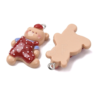 Cute Opaque Resin Pendants FIND-H069-07P-1