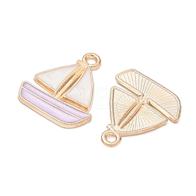 Alloy Enamel Pendants AL-CBAE435-15G-02-1