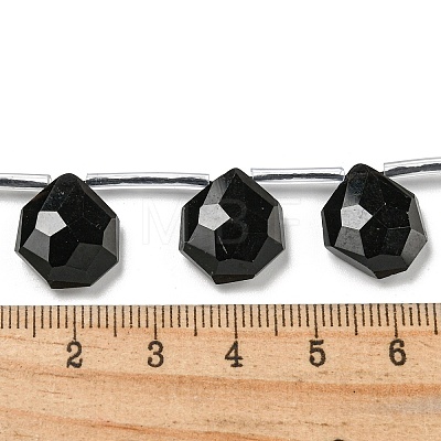 Natural Obsidian Beads Strands G-P544-C02-01-1