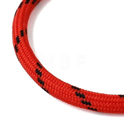 Braided Round Polyester Cord Bracelet Makings FB-CBAEDA0-01P-27-1
