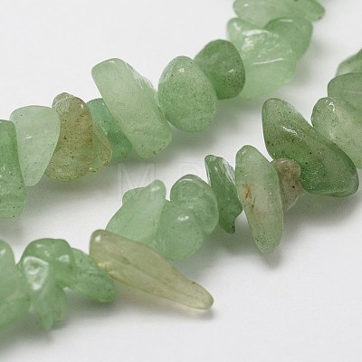 Natural Green Aventurine Beads Strands X-G-F328-24-1
