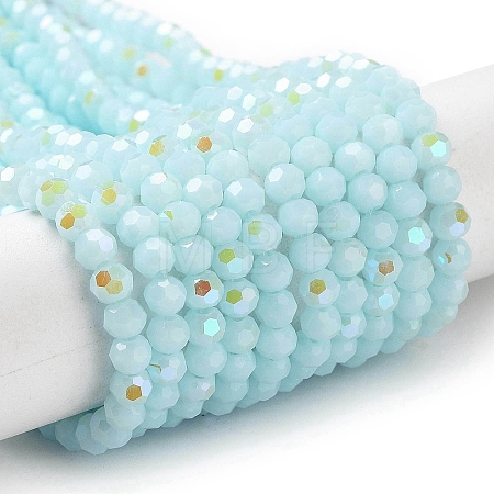 Opaque Glass Beads Strands EGLA-A035-P4mm-L10-1