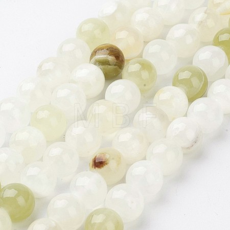 Natural Gemstone Beads Strands X-GSR10mmC008-1