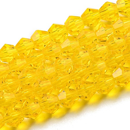 Transparent Glass Beads Strands EGLA-A039-T4mm-D22-1