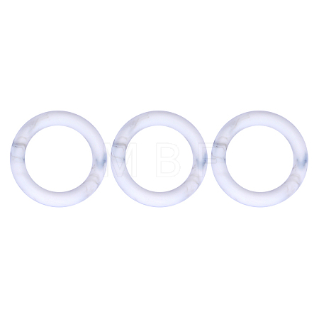 3Pcs Ring Silicone Focal Beads JX895C-01-1