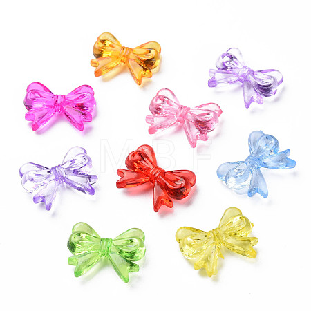 Transparent Acrylic Beads X-MACR-N013-022-1