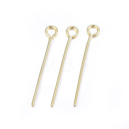 304 Stainless Steel Eye Pins STAS-F174-10G-B-1