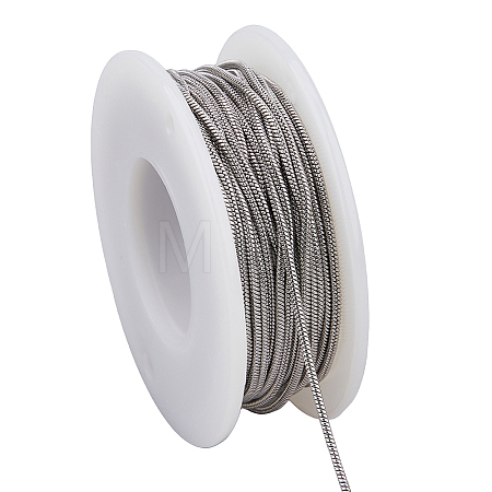 10M 304 Stainless Steel Round Snake Chains CHS-HS0001-01A-1