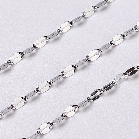 Tarnish Resistant 3.28 Feet 304 Stainless Steel Cable Chains X-CHS-K001-89-1