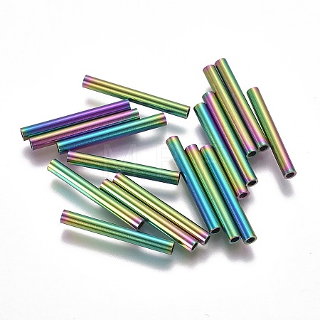 Ion Plating(IP) 304 Stainless Steel Tube Beads STAS-F224-01M-G-1