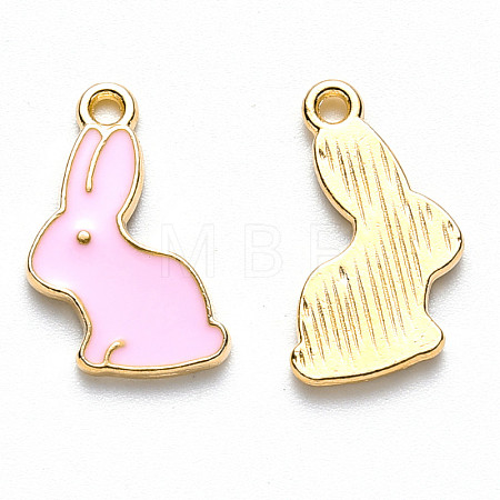 Alloy Enamel Pendants ENAM-S121-091B-1