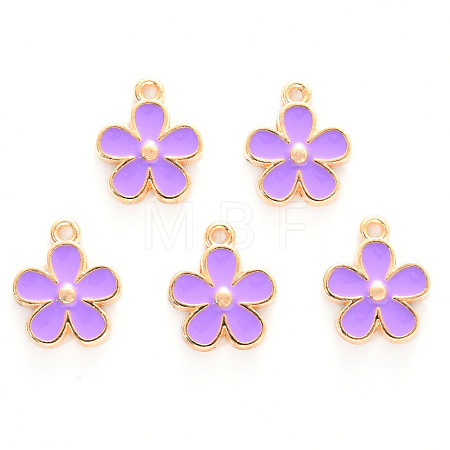 Alloy Enamel Charms X-ENAM-R059-02B-RS-1