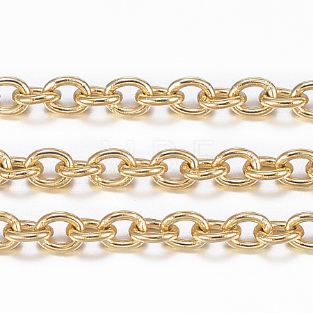 Ion Plating(IP) 304 Stainless Steel Cable Chains CHS-H009-06G-1