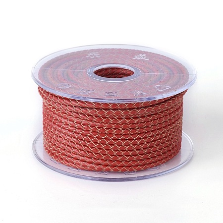 Braided Cowhide Cord WL-I004-3mm-D-20-1