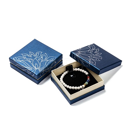 Cardboard Jewelry Bracelet Boxes X-CBOX-E009-02-1