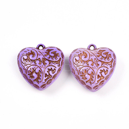 Opaque Acrylic Pendants SACR-T017-15F-1